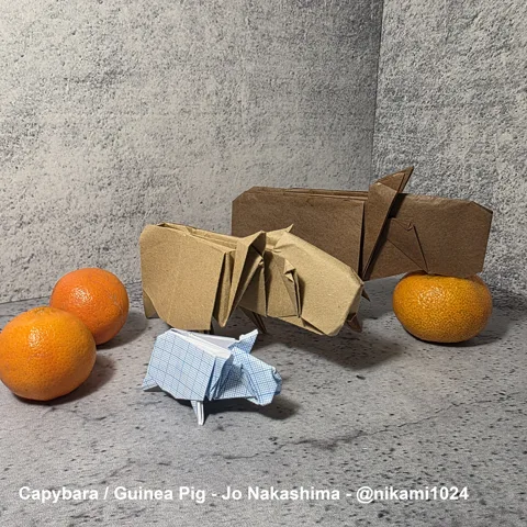 Capybara / Guinea Pig — сложил nikami1024