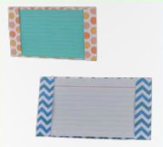 Index card holder