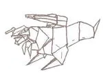 Armored mechanical dinosaur