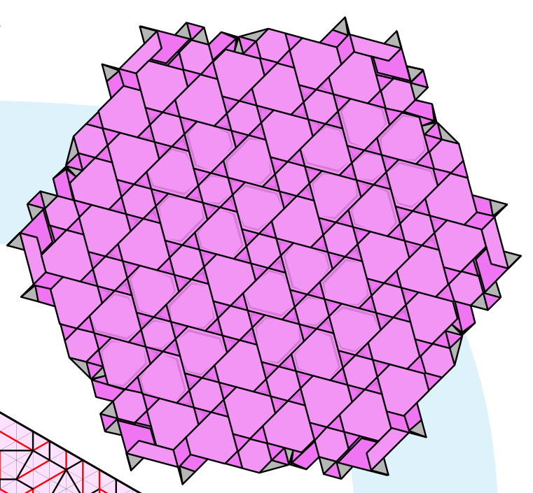 Lotus flower tessellation