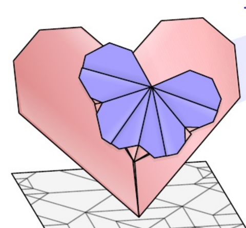Heart with butterfly