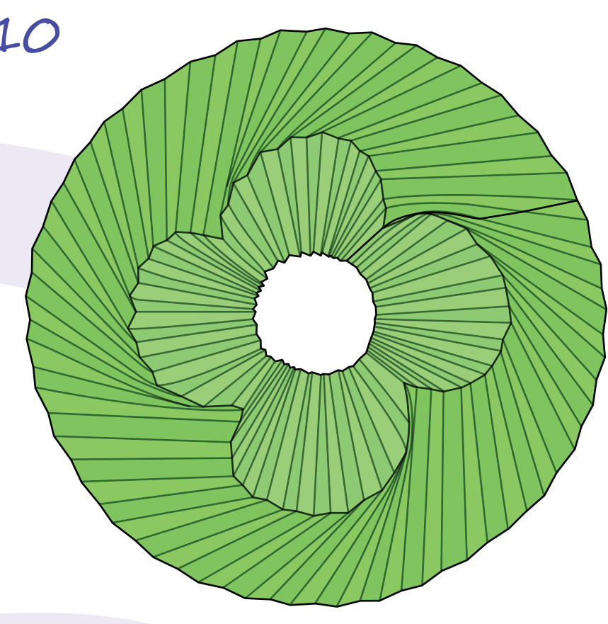 Fan fold