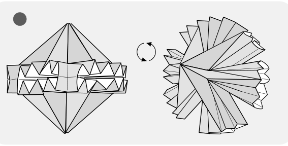 Pleats ornament