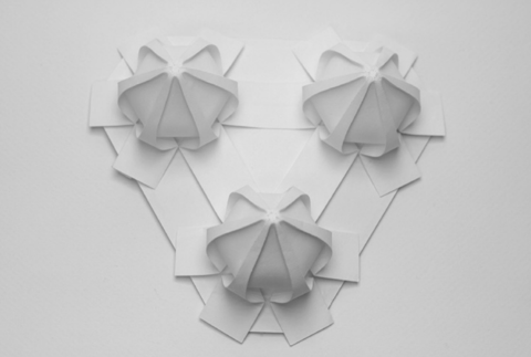 Whipped cream triangle