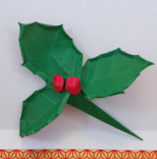 Holly leaf and berries