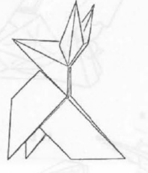 Pajarita with donkey ears