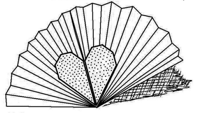 Fan with heart - cool love