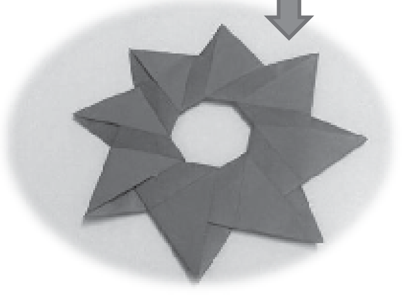 Octagonal star flower