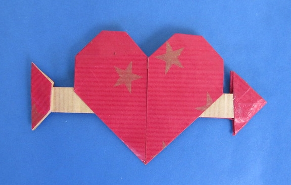 Arrow through heart