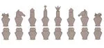Chess pieces