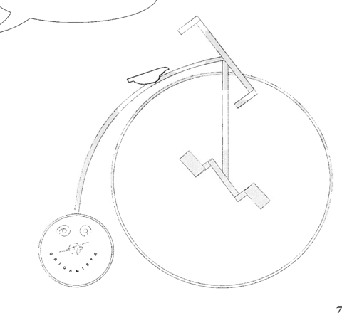 Penny farthing bike