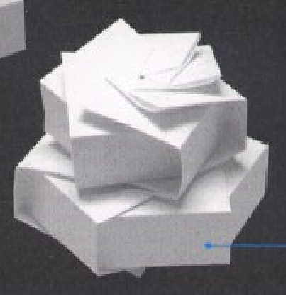 Hexagonal 2 tier gift box