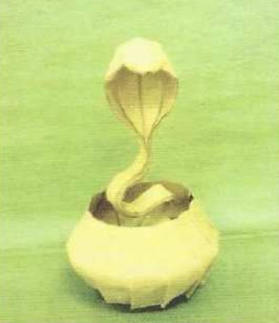 Cobra in basket