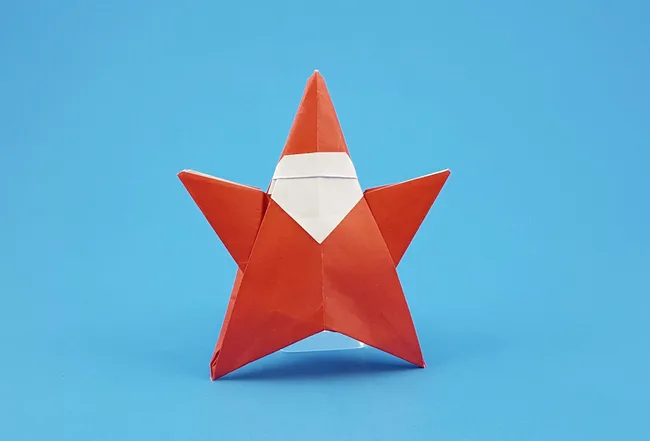 Santa Claus inflatable star