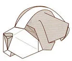 Saint Bernard head