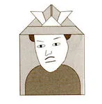 Samurai helmet from 1,000 Yen bill