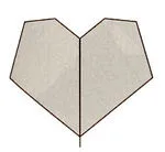 Heart airplane