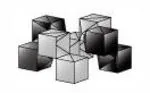 Origami cube puzzle type P3-4