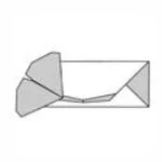 Ginkgo chopstick envelope