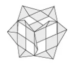 Checquered spinner cube