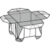 Flower box with legs