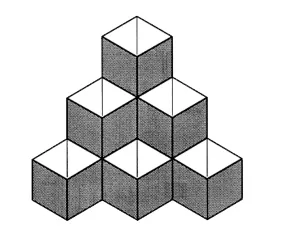 3D cube illusion