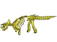 Triceratops skeleton