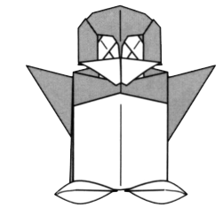 Penguin finger puppet
