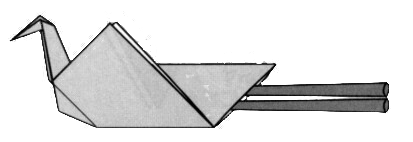 Crane chopstick case
