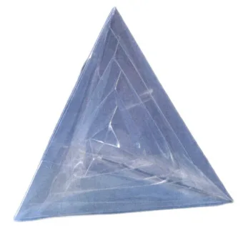 Tetrahedron with a hyperbole