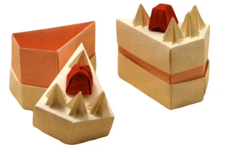 Cake-shaped box