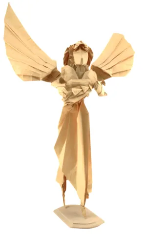 Angel playing the lute
