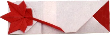 Maple leaf chopstick envelope