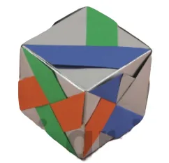 Cube of bird, boat and wind