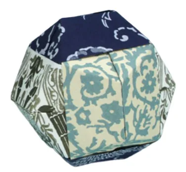 Six roofed regular dodecahedron