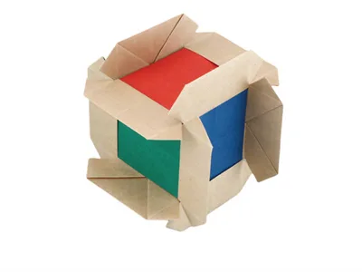 Thread spool cube