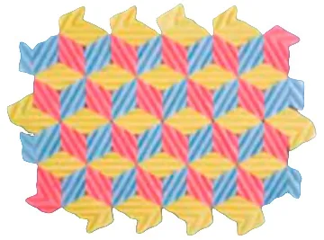Corrugated wall tessellation