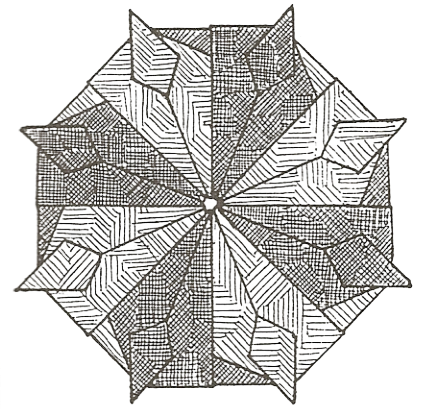 Origami circle