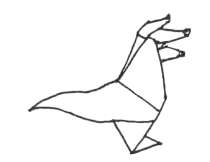 Dragon with 3 heads