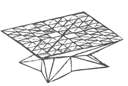 Chess table - Gothic Table