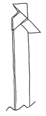 Pajarita bookmark