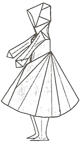 Girl in a dress