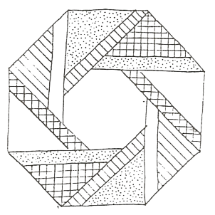 Mosaic wreath