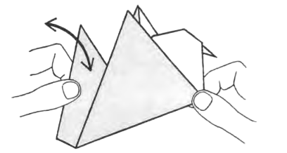 Flapping finch