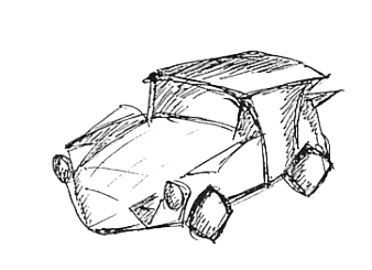 Rally sports car