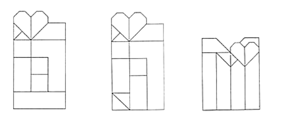 Letters (E,F,M) with heart