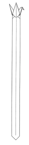 Crane bookmark