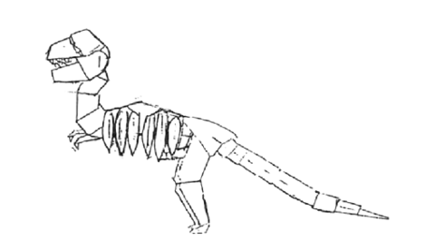 Tyrannosaurus rex skeleton