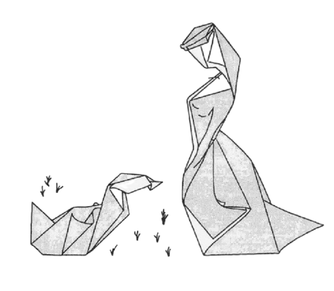 Girl and duck
