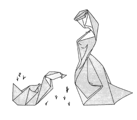 Girl and duck